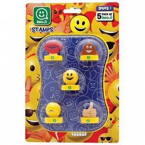 Печати Imoji, 5 шт. в наборе, серия 1, 36 видов (Ilanit, PMI5040)